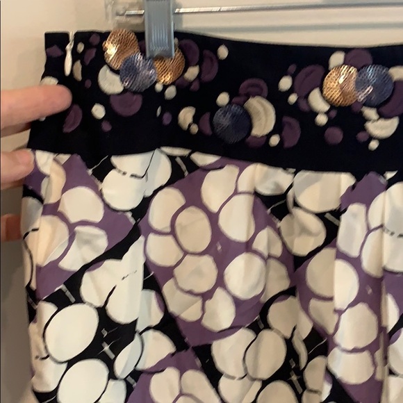 Anthropologie print skirt sz 12 - Picture 3 of 4
